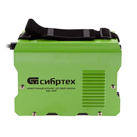 Инверторный аппарат дуговой сварки ИДС-250K, 250 А, ПВ 80%, диаметр электрода 1,6-5 мм Сибртех 94396 купить в Когалыме