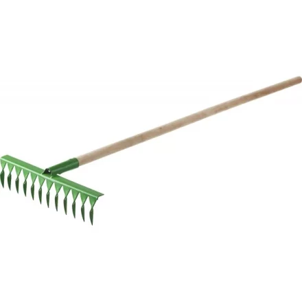 Грабли РОСТОК садовые с черенком, 14 витых зубцов 421900-14 купить в Когалыме
