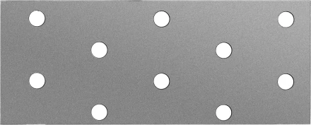 ЗУБР ПС-2.0, 40 x 100 x 2 мм, цинк, соединительная пластина (310256-040-100) купить в Когалыме