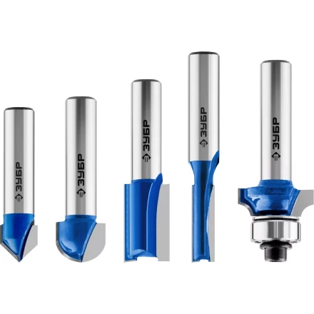 ЗУБР 5 шт, набор профильных фрез по дереву, Профессионал (28795-H5) купить в Когалыме