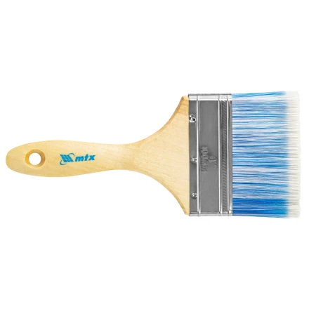 Кисть плоская "Евро" 4", искусственная щетина, деревянная ручка MTX 83074 купить в Когалыме