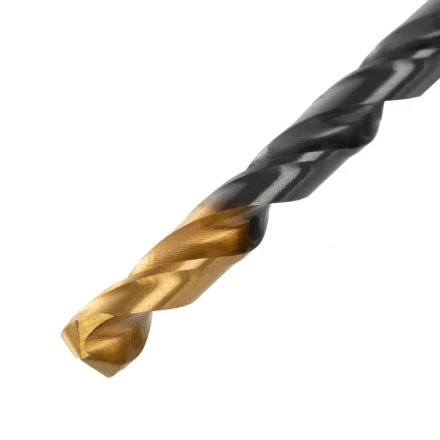 Сверло по металлу, 5,5 мм, HSS-Tin, Golden Tip, 10 шт. Denzel 717214 купить в Когалыме