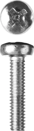 Винт ЗУБР "МАСТЕР" DIN 7985, класс прочности 4.8, оцинкованный, M4x16мм, 5кг 303150-04-016 купить в Когалыме