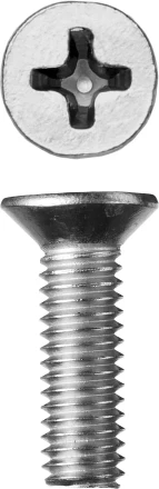 Винт ЗУБР "МАСТЕР" DIN 965, класс прочности 4.8, оцинкованный, M6x25мм, 5кг 303110-06-025 купить в Когалыме