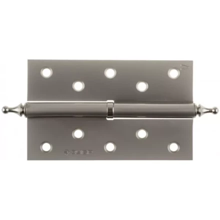 Петля дверная разъемная ЗУБР "ЭКСПЕРТ", 1 подшипник, цвет мат. никель (PN), левая, с крепежом, 125х75х2,5мм,2шт 37605-125-4L купить в Когалыме