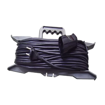 Сварочный удлинитель силовой 20м на рамке GLANZEN штепс. Гнездо ПВС 2*2,5 20м ER-20-010 купить в Когалыме