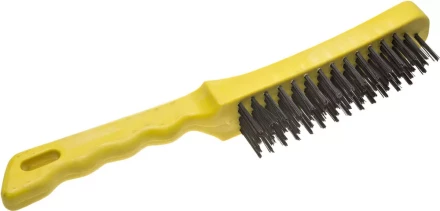 Щетка STAYER "MASTER" проволочная стальная с пластмассовой ручкой, 5 рядов 35015-5 купить в Когалыме