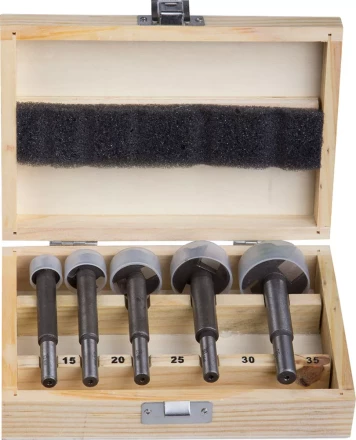 Набор сверл Форстнера по дереву "Maxcut", 5шт( d=10-35мм), STAYER 29985-H5 29985-H5 купить в Когалыме