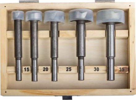 Набор сверл Форстнера по дереву "Maxcut", 5шт( d=10-35мм), STAYER 29985-H5 29985-H5 купить в Когалыме
