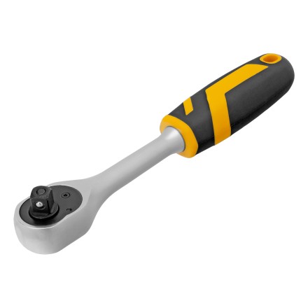 Ключ-трещотка 3/8&quot; Denzel 14032, 90 зубьев, с быстрым сбросом, CrV купить в Когалыме