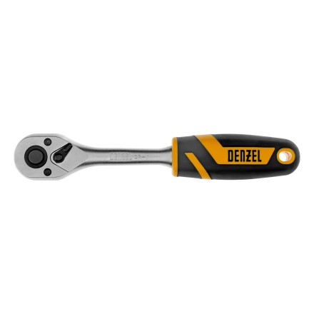 Ключ-трещотка 3/8&quot; Denzel 14032, 90 зубьев, с быстрым сбросом, CrV купить в Когалыме