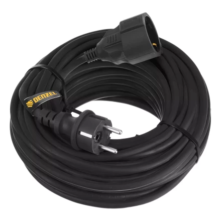 Удлинитель-шнур силовой Denzel Top Series 37420, КГТТ, 20м, 1 розетка, 3 x 1,5 мм, 3 м купить в Когалыме