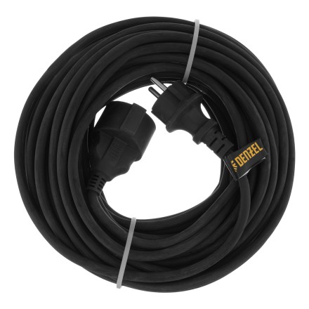 Удлинитель-шнур силовой Denzel Top Series 37420, КГТТ, 20м, 1 розетка, 3 x 1,5 мм, 3 м купить в Когалыме