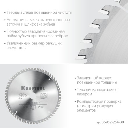 Диск пильный PRECISION, повышенный ресурс 36952-254-30 купить в Когалыме