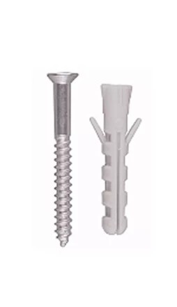 Дюбеля с шурупами, 8x40мм / 5х45мм, 10шт 3066-45-8 купить в Когалыме
