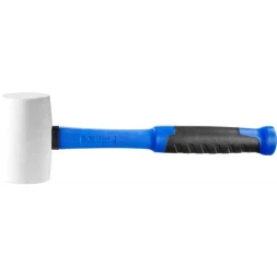 Киянка ЗУБР "ПРОФЕССИОНАЛ" резиновая белая, с фиберглассовой ручкой, 680г 20531-680_z02