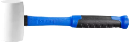 Киянка ЗУБР "ПРОФЕССИОНАЛ" резиновая белая, с фиберглассовой ручкой, 680г 20531-680_z02 купить в Когалыме