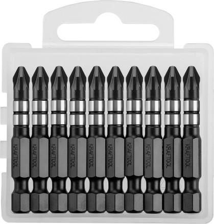 Биты для ударных шуруповертов KRAFTOOL Impact Pro PZ 26193-2-50-S10 купить в Когалыме