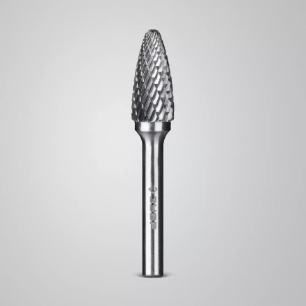 Зубр Твердосплавная борфреза F - парабола с закругленным углом, 12 х 25 мм, радиус 3.0 мм (28805-12-25) купить в Когалыме