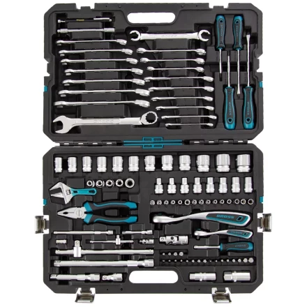 Набор инструментов 101 предмет, 120 зубьев, CrV, 1/4", 1/2" Gross 14151 купить в Когалыме