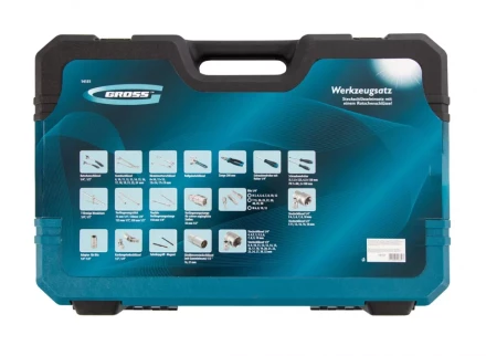 Набор инструментов 101 предмет, 120 зубьев, CrV, 1/4", 1/2" Gross 14151 купить в Когалыме