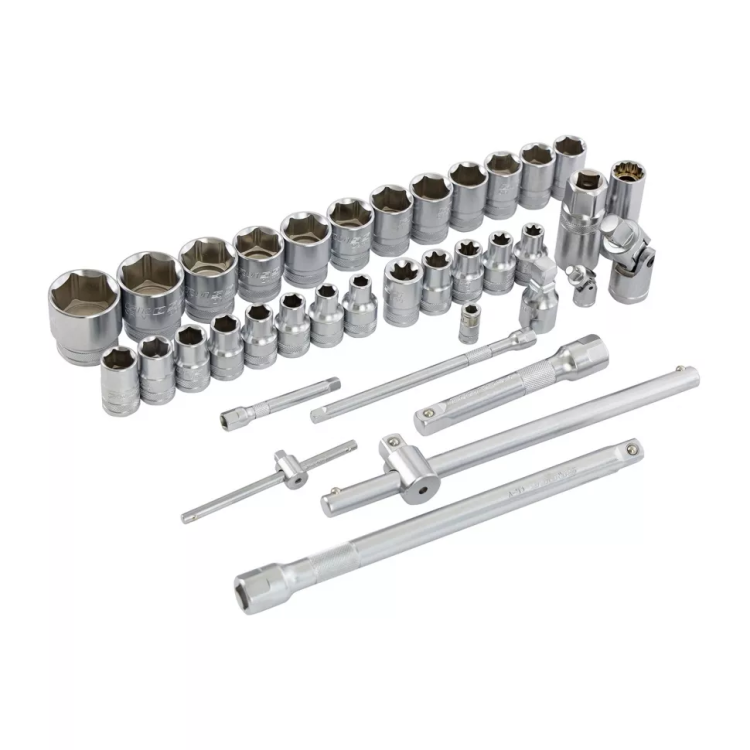 Набор инструментов 101 предмет, 120 зубьев, CrV, 1/4", 1/2" Gross 14151 купить в Когалыме