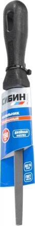 Напильник СИБИН трехгранный с пластиковой рукояткой, 150мм 16703-15 купить в Когалыме
