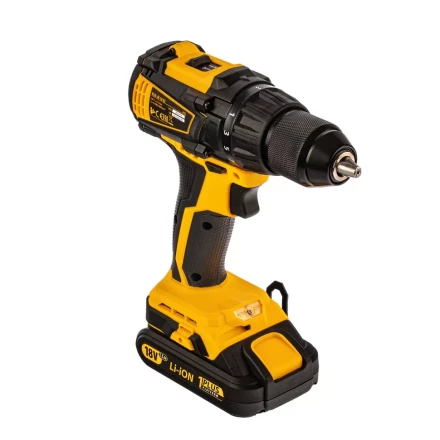 Дрель-шуруповерт аккумуляторная BLDL-IB-18-02 Denzel 26121 купить в Когалыме