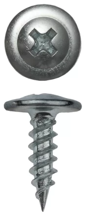 Саморезы ЗУБР с прессшайбой по листовому металлу до 0,9мм, PH2, 4,2х16мм, ТФ6, 18шт 4-300196-42-016 купить в Когалыме