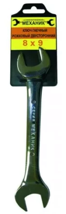 Ключ гаечный рожковый двусторонний 8х9 26008 купить в Когалыме