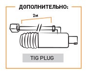 Горелка TIG 26V 180A(35%) M12x1, 4m вентильная (без силового разъема) SM4401-00 Ref.	 Aurora купить в Когалыме