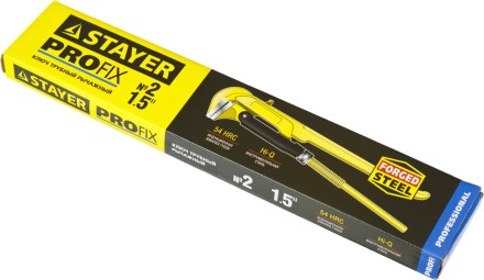 Ключ трубный STAYER &quot;PROFI&quot; рычажный, кованый, прямые губки№ 2, 1.5&quot; 27311-2 купить в Когалыме