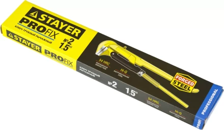 Ключ трубный STAYER "PROFI" рычажный, кованый, прямые губки№ 2, 1.5" 27311-2 купить в Когалыме