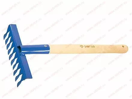 Грабли витые 6-зубые 110 мм с рукояткой 300 мм СИБРТЕХ Россия 61758 купить в Когалыме