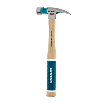 Молоток-гвоздодер с магнитом GROSS AMERICAN HICKORY 280 г угол 75 обрезиненная рукоятка 10417 купить в Когалыме