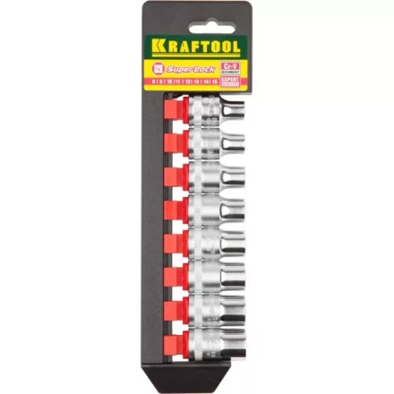 Набор KRAFTOOL "EXPERT QUALITAT" Торцовые головки "SUPER LOCK", 1/2", 8-15мм, 8 предметов 27863-H8_z01 купить в Когалыме