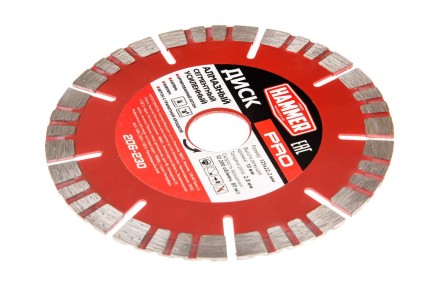Круг алмазный HAMMER (206-230) Ф125х22мм по железобетону купить в Когалыме