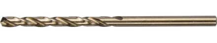 Сверло ЗУБР "ЭКСПЕРТ" КОБАЛЬТ по металлу, цилиндрический хвостовик, быстрорежущая сталь Р6М5К5, класс точн. А1, 3,3х65мм 4-29626-065-3.3 купить в Когалыме