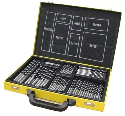 Набор сверл д/бет. 220шт в мет.чемодане 1/2 9372 купить в Когалыме