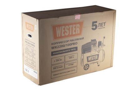 Поршневой масляный компрессор WESTER WK2200/100PRO купить в Когалыме
