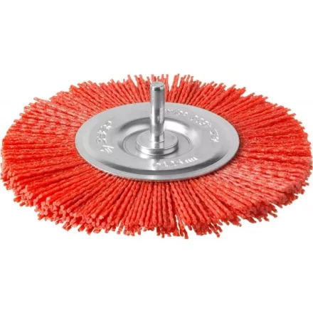 ЗУБР "ПРОФЕССИОНАЛ". Щетка дисковая для дрели, нейлоновая проволока с абразивным покрытием, 125мм 35161-125_z02 купить в Когалыме