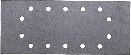 Лист шлиф. универсал. URAGAN с покрытием стеарата цинка, 14 отверстий по кругу, для ПШМ, P100, 115х280мм, 50шт 907-23104-100-50 купить в Когалыме