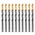 Сверло по металлу, 6,5 мм, HSS-Tin, Golden Tip, 10 шт. Denzel 717216 купить в Когалыме