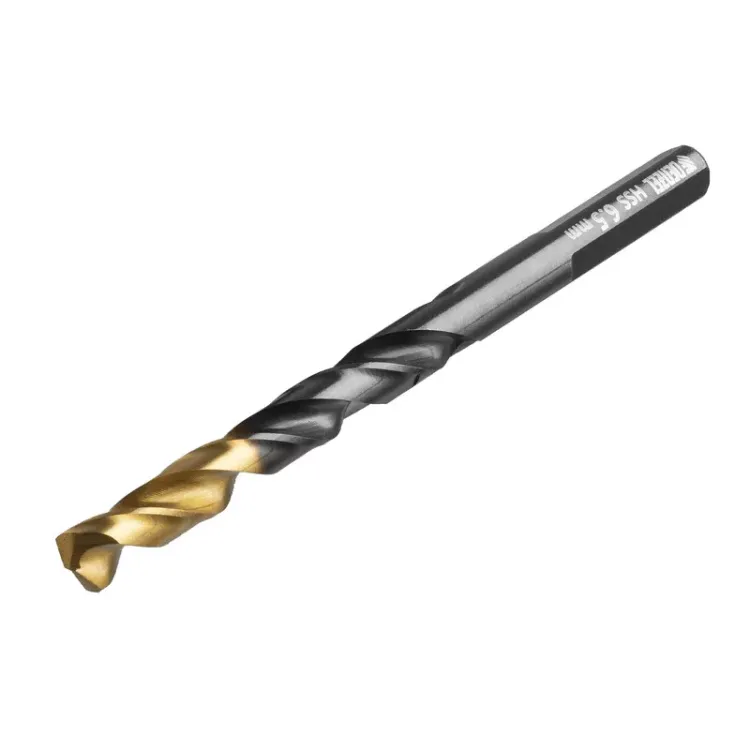 Сверло по металлу, 6,5 мм, HSS-Tin, Golden Tip, 10 шт. Denzel 717216 купить в Когалыме