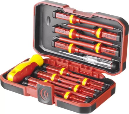 Набор STAYER "PROFI": Отвертки диэлектрические до 1000В, 13 предметов 25146-H13 купить в Когалыме