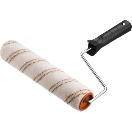 Валик малярный ЗУБР "ОПТИМА -МИКРОТЕКС", пропитки и средства защиты древесины, микрофибра, ворс 7 мм, бюгель 6 мм, 40х240мм 03545-24 купить в Когалыме