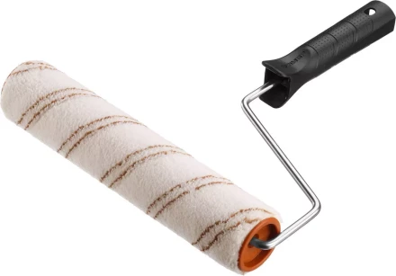 Валик малярный ЗУБР "ОПТИМА -МИКРОТЕКС", пропитки и средства защиты древесины, микрофибра, ворс 7 мм, бюгель 6 мм, 40х240мм 03545-24 купить в Когалыме