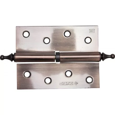 Петля дверная разъемная ЗУБР "ЭКСПЕРТ", 1 подшипник, цвет ст. медь (AC), правая, с крепежом, 100х75х2,5мм, 2 шт 37605-100-6R купить в Когалыме