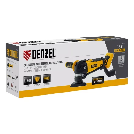 Многофункциональный инструмент аккумуляторный Denzel MTL-IB-18-0, Li-Ion, 18 В 28402 купить в Когалыме