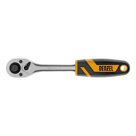 Ключ-трещотка 1/2&quot; Denzel 14033, 90 зубьев, с быстрым сбросом, CrV купить в Когалыме